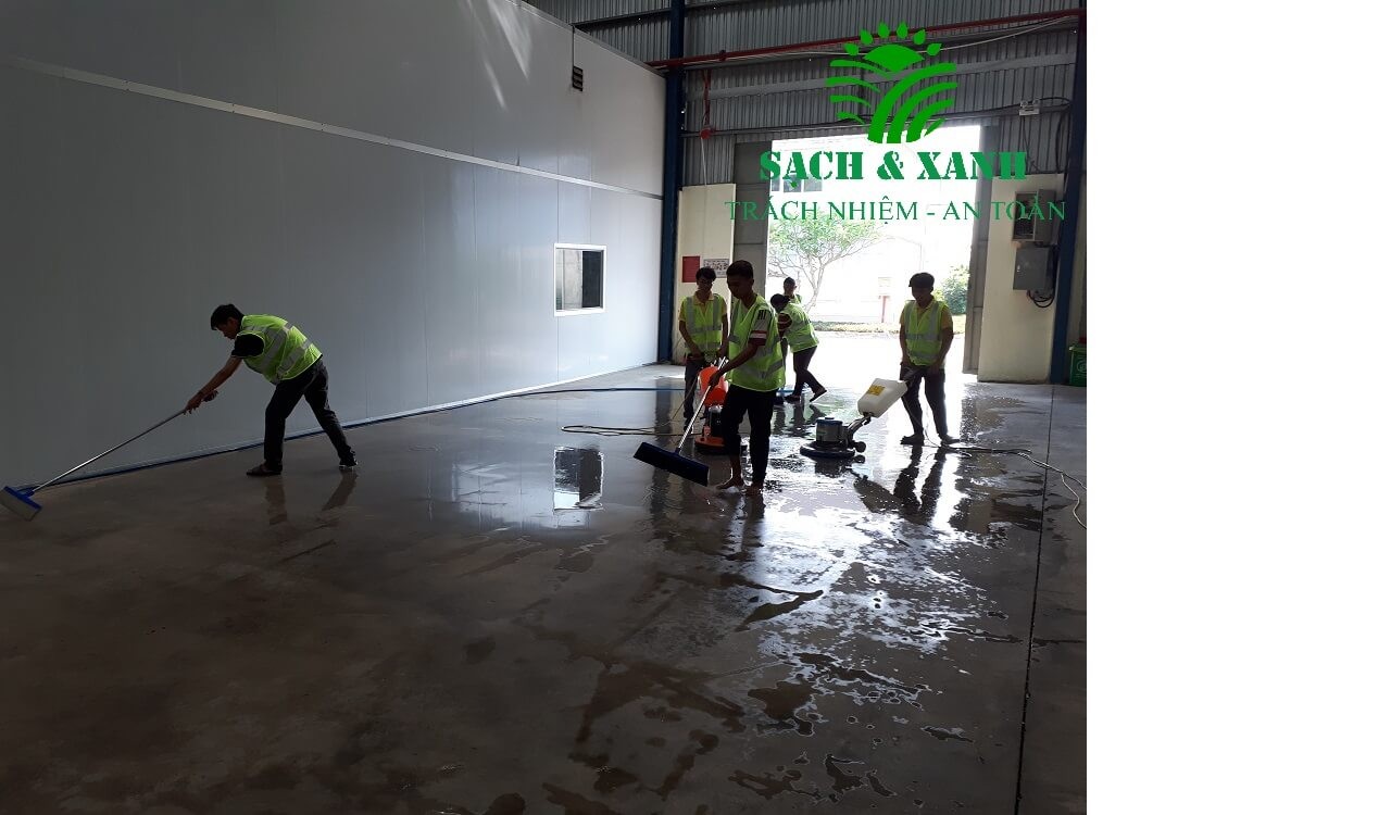 Vệ sinh công nghiệp Sạch và Xanh Vũng tàu