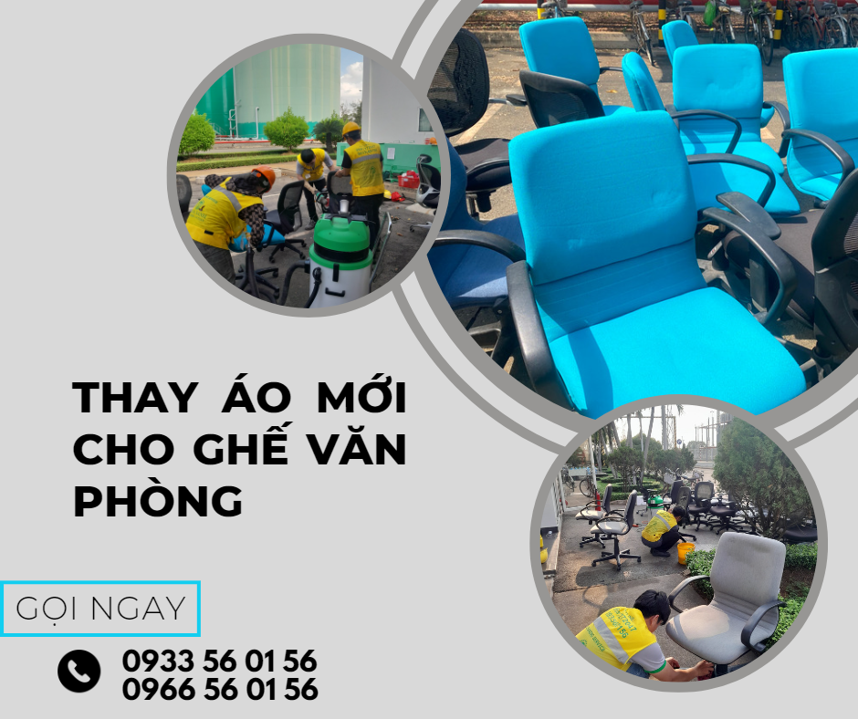 Giặt ghế văn phòng tại Vũng tàu