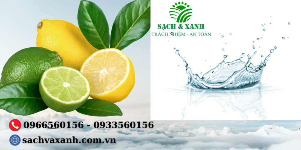 Làm sạch kính bằng chanh