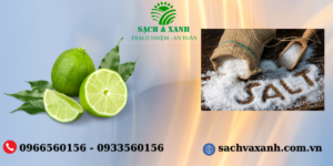 5 cách làm sạch cặn canxi trên vòi tắm Tẩy cặn canxi bằng chanh và muối hạt