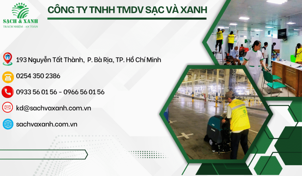 Vệ sinh công nghiệp là gì Công ty TNHH TMDV Sạch Và Xanh