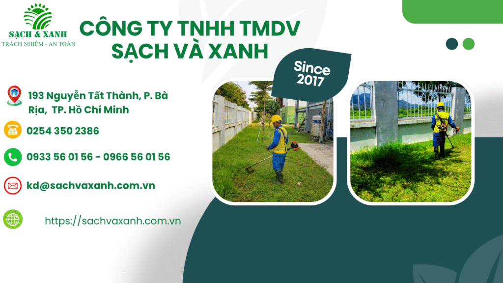 Vệ sinh công nghiệp Sạch và Xanh Vũng tàu